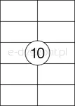 Office Product Etykiety 105x57mm, białe, 100 ark.  - 2