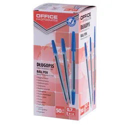 Office Products Długopis, 1,0mm, niebieski 