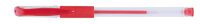 Office Products Długopis żelowy, gumowy uchwyt, 0,5mm, czerwony [BIURO]