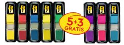 Post-It Zakładki Indeksujące (683), PP, 11,9x43,2mm, 5x35 + 3x35 gratis, mix kolorów
