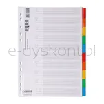 Office Products Przekładki Karton, A4, 227X297Mm, 10 Kart, Lam. Indeks, Mix Kolorów  - 2