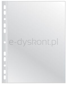 Koszulki na dokumenty Q-CONNECT, poszerzane, PP, A4, krystal, 60mikr., 50szt.