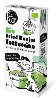 Diet Food Makaron KONJAC Shirataki Fettucine suchy BIO 80 g
