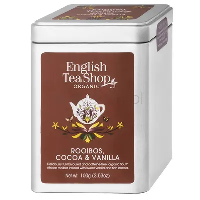Herbata Rooibois, Cocoa & Vanilla herbata sypana w puszce 100g BIO
