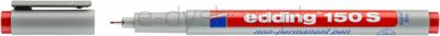 Edding Foliopis zmywalny e-150 S  0,3 mm, czerwony [BIURO]