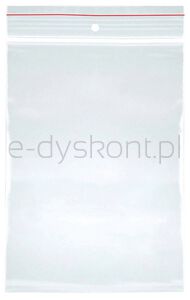 Torebka strunowa OFFICE PRODUCTS, LDPE, 90x200mm, 100szt., transparentna