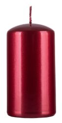 Donau HOME Świeca słupek Standard Lakier, 60x115mm, czerwony metaliczny połysk