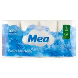 Papier Toaletowy Mea Classic Biały 2W 8Szt. Mw Dobry Wybór