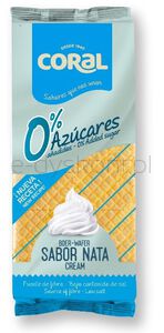 Wafle z kremem śmietankowym bez dodatku cukru 150 g