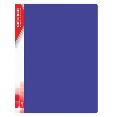 Office Products Teczka Ofertowa Pp, A4, 620Mikr., 20 Koszulek, Niebieska 