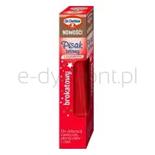 Dr.Oetker Pisaki żelowy czerwony brokatowy 19 g