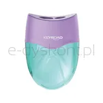 Temperówka KEYROAD Wave, plastikowa, podwójna, z pojemnikiem, pakowane na displayu, mix kolorów pastelowych - 5
