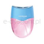 Keyroad Temperówka Wave, plastikowa, podwójna, z pojemnikiem, pakowane na displayu, mix kolorów pastelowych - 3