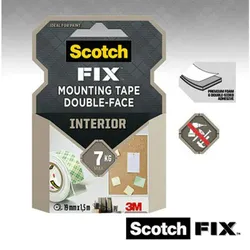 Taśma montażowa SCOTCH®, mocna, 19mm x 1,5m, biała