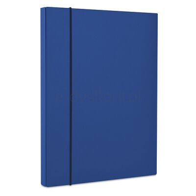 Office Products Teczka-pudełko z gumką PP, A4/40, granatowa