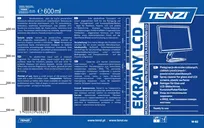 Płyn do czyszczenia ekranów TENZI, ekrany LCD, 0,6l - 2