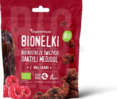 Bionelki z malinami BIO 50g