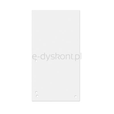 Donau Przekładki Karton 1/3 A4, 235X105Mm, 100Szt., Białe 
