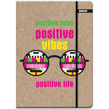 Rexus Teczka z Gumką A4 Kraft Fluo