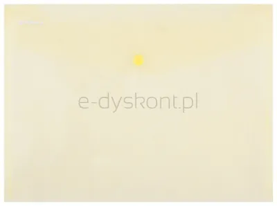 Donau Teczka kopertowa zatrzask, PP, A4, 180mikr., żółta 