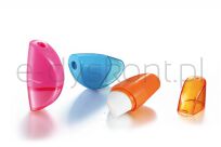 Keyroad Temperówka Orange, plastikowa, pojedyncza, z gumką, blister, mix kolorów - 5