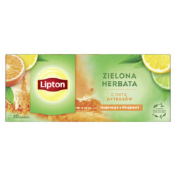Lipton Herbata zielona, z nutą cytrusów, 20 torebek