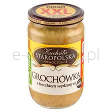 Kuchnia Staropolska Grochówka Z Boczkiem Wędzonym 660G