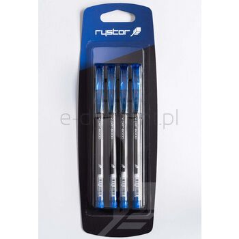 Rystor Długopis V'PEN 6000 niebieski 4szt. blister