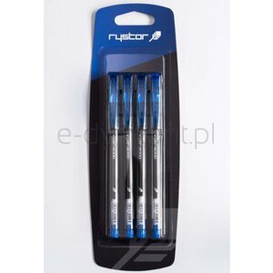 Rystor Długopis V'PEN 6000 niebieski 4szt. blister