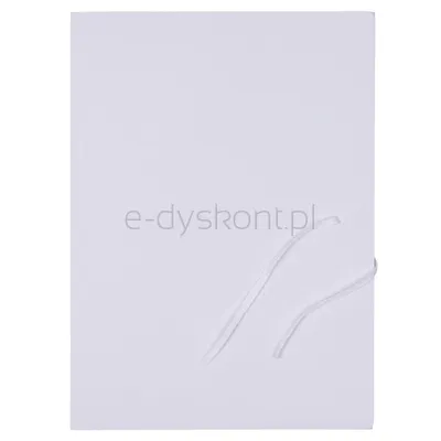 Office Products Teczka Wiązana Budget, Karton, A4, 250Gsm, 3-Skrz., Biała