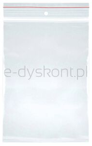 Torebka strunowa OFFICE PRODUCTS, LDPE, 80x120mm, 100szt., transparentna