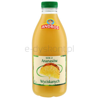 Andros Sok z ananasów wyciskanych 1l SK