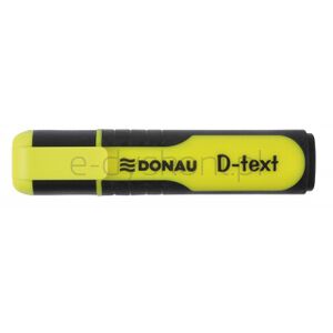 Donau Zakreślacz fluorescencyjny D-Text, 1-5mm (linia), żółty