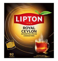 Lipton Herbata Czarna, Royal Ceylon, 92 torebki