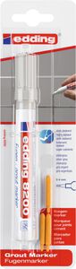 Edding Marker do odświeżania fug e-8200 2-4mm, blister, srebrnoszary