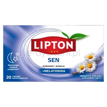 Lipton Herbata Ziołowa Sen 20 Torebek
