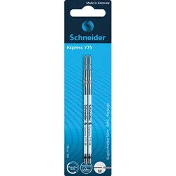 Wkład Do Długopisu Schneider 775, M, 2Szt., Blister, Czarny
