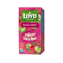 Loyd Herbata o smaku malina i agrest 20x2,5g