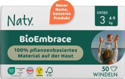 Eco By Naty Ekologiczne pieluchy jednorazowe, rozmiar 3, 4-9 kg, 50 szt