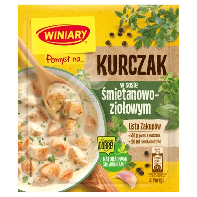 Winiary Pomysł Na... Kurczak W Sosie Śmietanowo-Ziołowym 30G
