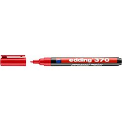 Edding Marker permanentny e-370 1mm, czerwony
