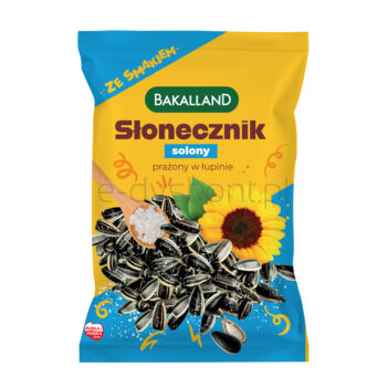 Słonecznik solony prażony w łupinie Bakalland 130 g