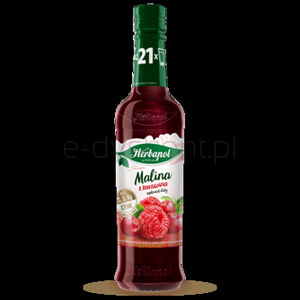 Herbapol Syrop Owocowy  Malina Z Żurawiną Z Wit. C, D, B6 I Cynkiem 420Ml