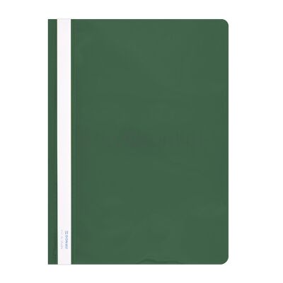 Donau Skoroszyt PVC, A4, twardy, 150/160mikr., zielony 