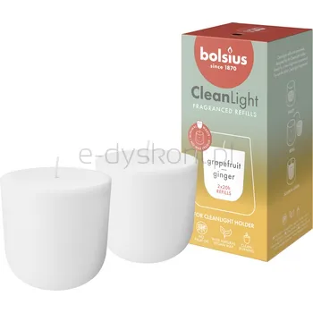 Bolsius Wkładka do świecy zapachowej CleanLight grejpfrut  imbir 2 szt.