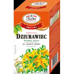 Malwa Herbatka ziołowa dziurawiec suplement diety 20x1,5g