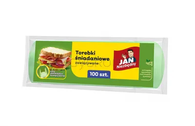 Torebki Śniadaniowe Jan Niezbędny, Zawiązywane, 100 Szt.