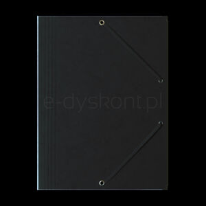 Bantex Teczka preszpanowa z gumką a4 Czarna