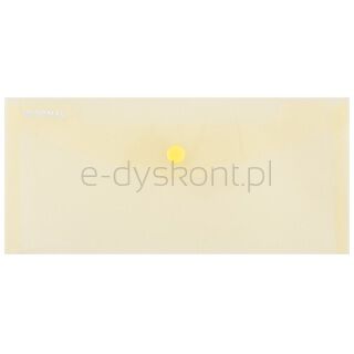 Donau Teczka kopertowa zatrzask, PP, DL, 180mikr., żółta