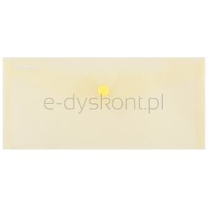 Donau Teczka kopertowa zatrzask, PP, DL, 180mikr., żółta